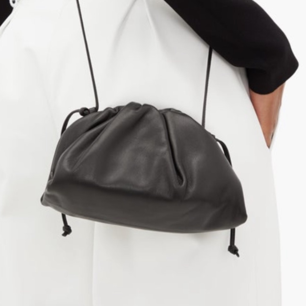 NIB Bottega Veneta Black Pouch